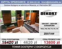 DEKORT - ZESTAW DENVER GARDEROBA